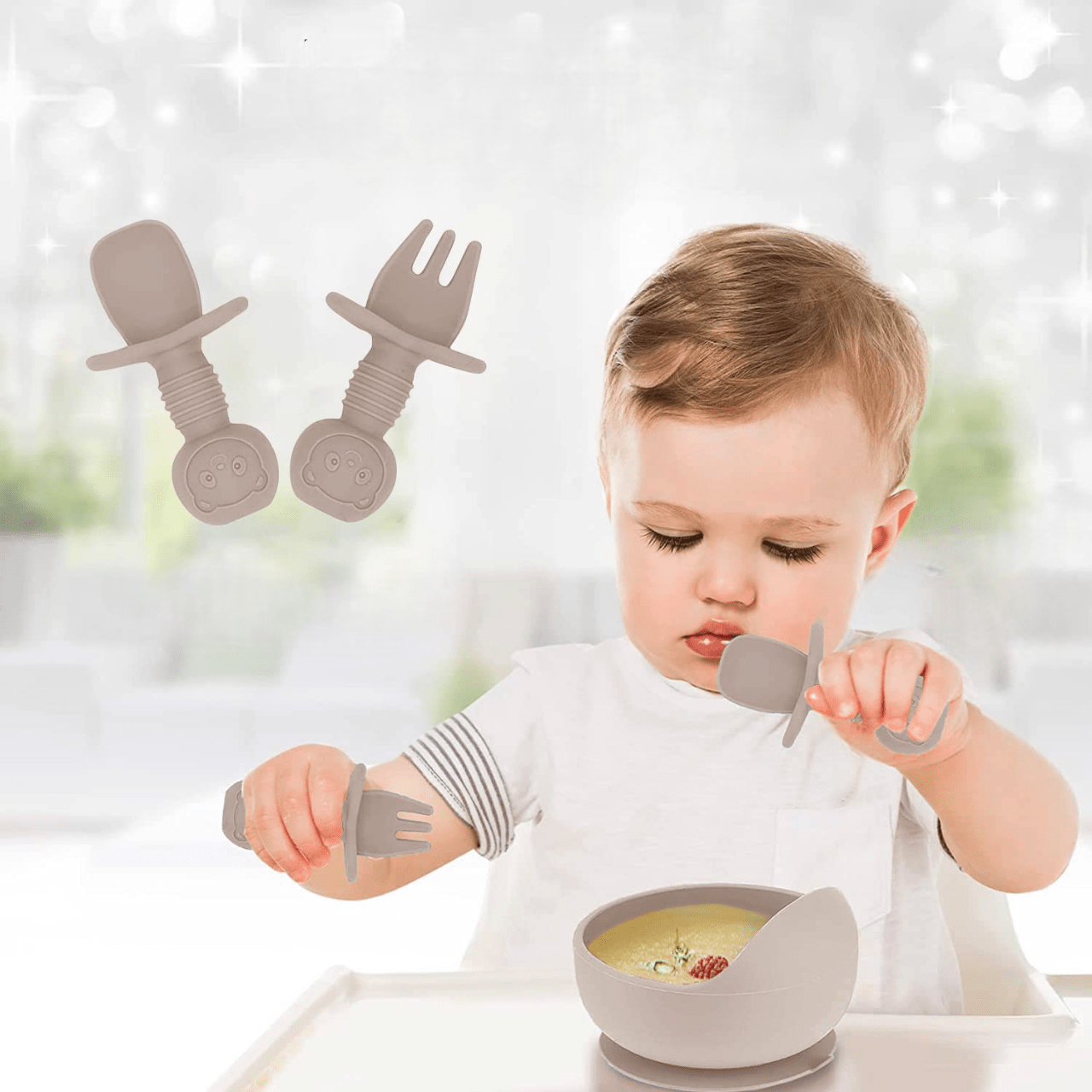 VAISSELLE BEBE - TablewareBabySet™ - Beige - La Table des Petits