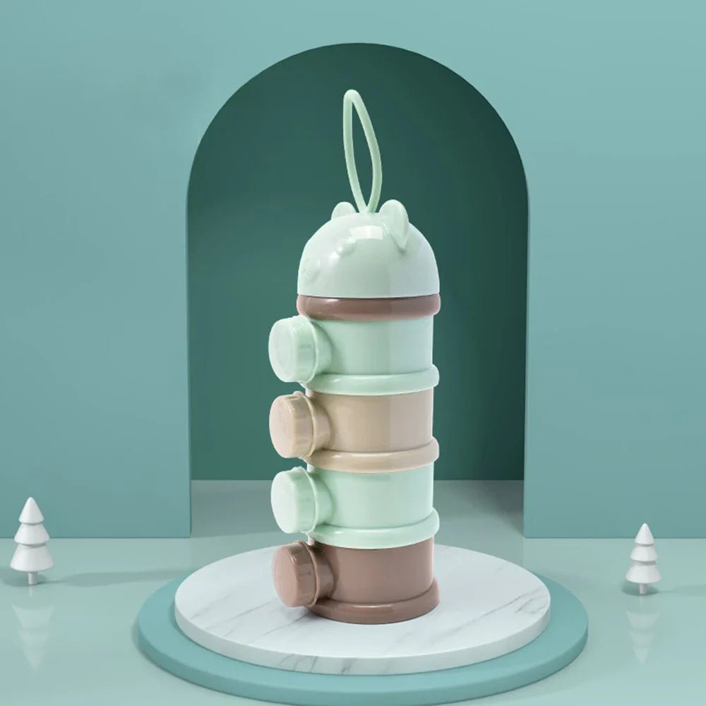 Doseur de Lait - BabyPowderBox™ - Vert - La Table des Petits