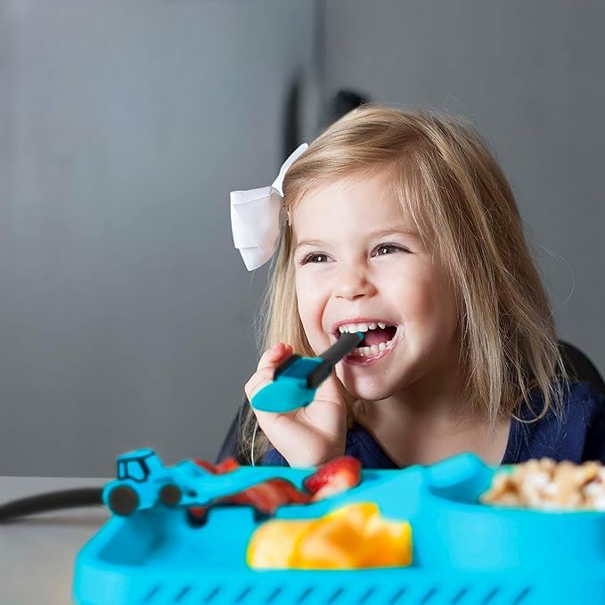 VAISSELLE BEBE - CoursePlate™ - Bleu - La Table des Petits