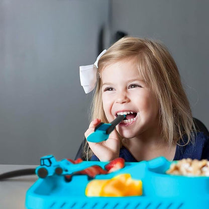 VAISSELLE BEBE - CoursePlate™ - Bleu - La Table des Petits