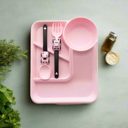 VAISSELLE BEBE - CoursePlate™ - Rose - La Table des Petits