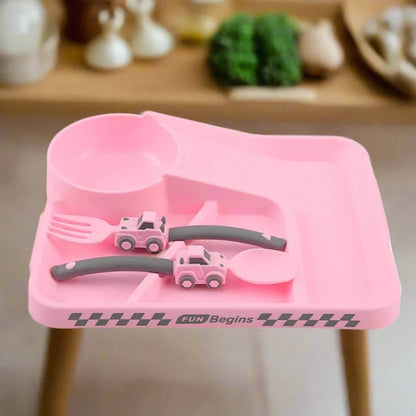VAISSELLE BEBE - CoursePlate™ - Rose - La Table des Petits